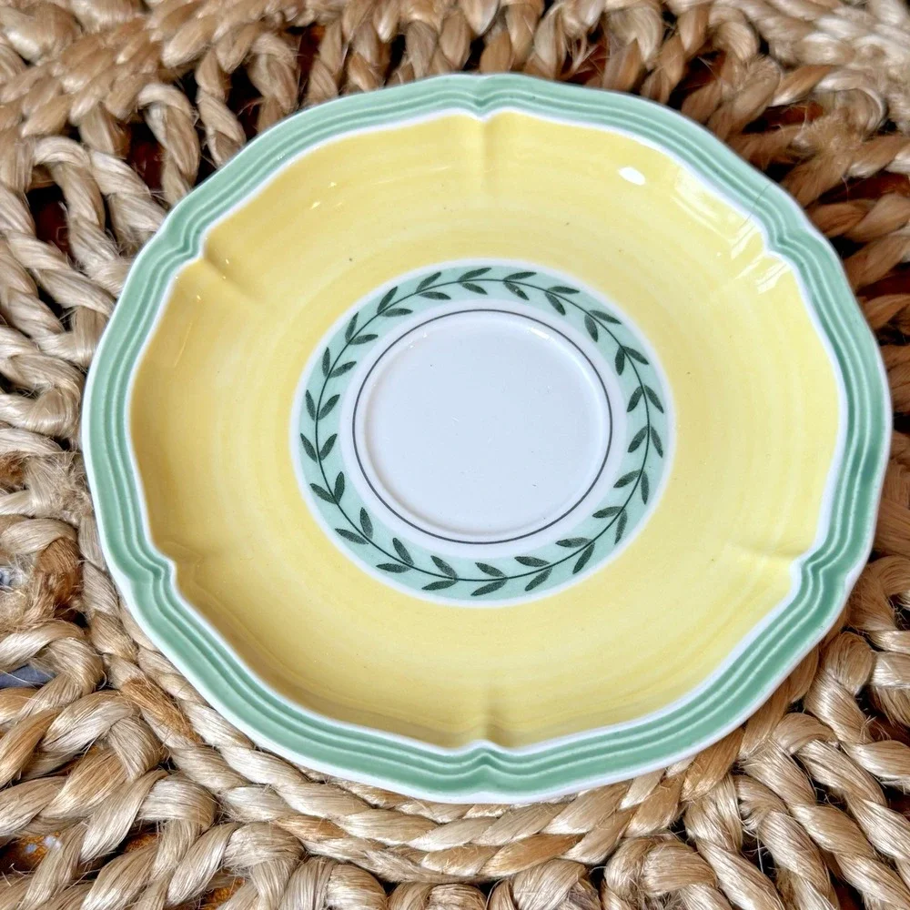 Villeroy & Boch‎ French Garden Fleurence -Country Collection- Flat Cup & Saucer